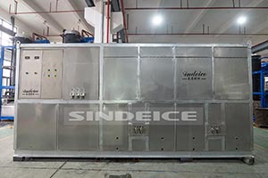 日產20噸板冰機，用于海鮮加工保鮮