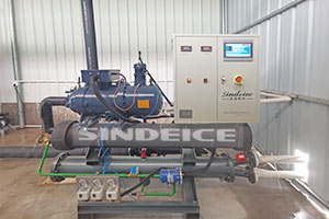 北海食品廠，片冰機和冷水機整套設備